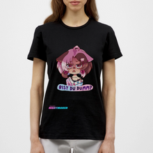Load image into Gallery viewer, Bist du Dumm - Vtuber T-shirt - Schwarz