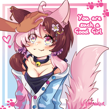 Laden Sie das Bild in den Galerie-Viewer, Vtuber Kühlschrankmagnet "You are such a good girl" - Nightmaker