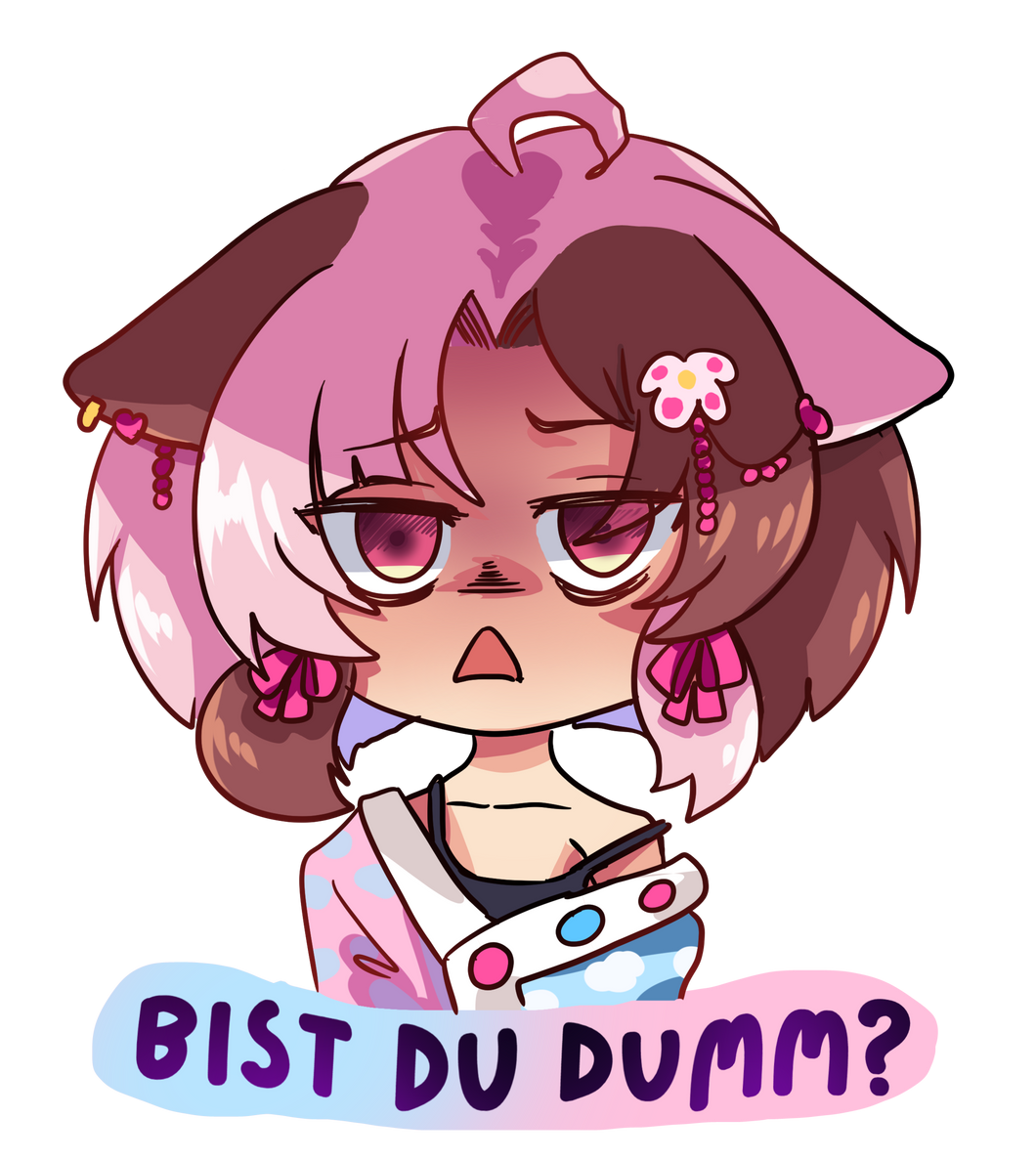 VTuber Sticker - Bist du dumm? - Nightmaker