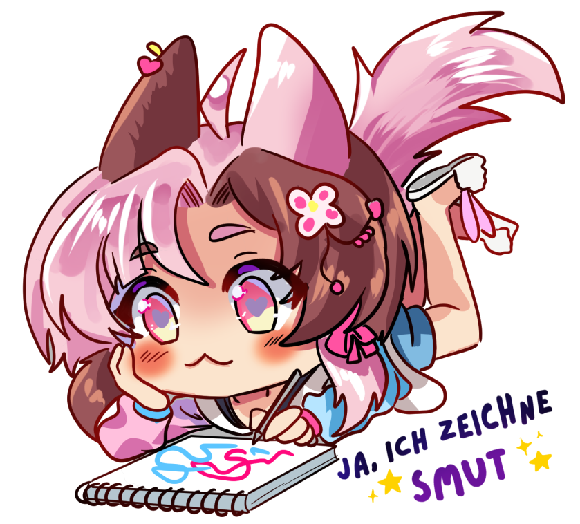 VTuber Sticker - Ja, Ich zeichne smut - Nightmaker